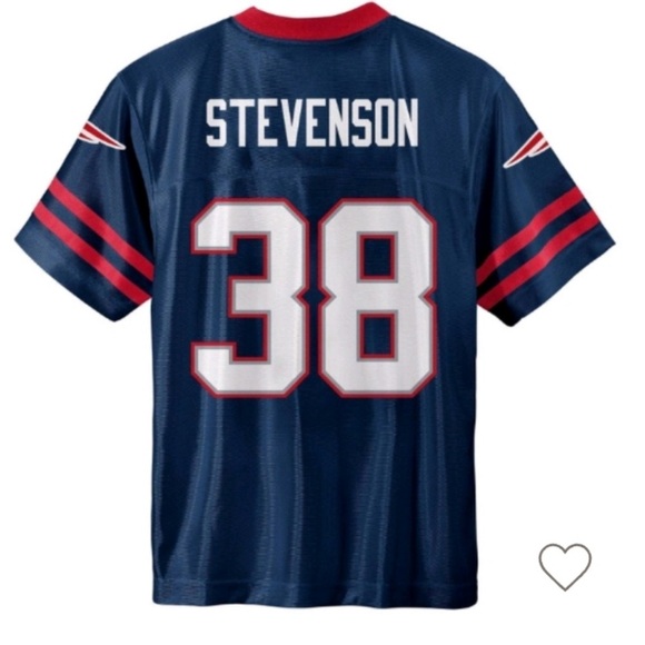 NFL New England Patriots Youth Short Sleeve Jersey Stevenson NEW with Tags - Picture 3 of 7